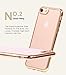 80BOY Ultra-thin Transparent Enhanced Grip Electroplating Case for iPhone 7 (Gold) - Retail Package