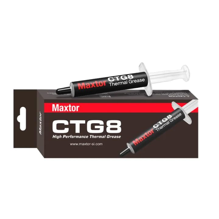 Générique CTG8 Wärmeleitpaste mit hoher Leistung, Spritze 2 g, 12,8 W/m·K, für Intel AMD CPU und GPU
