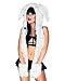 iHeartRaves Rabbit Animal Hood, Hat, Scarf Paw Mittens Furry Hoodie