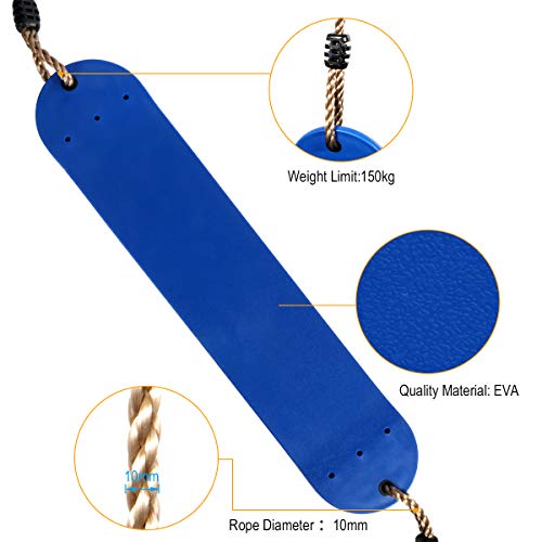 Braoses Elastischer Kinderschaukel Farbe Eva weichen Bord U-Schaukel Brettschaukel Schaukelsitz Schaukelbrett belastbar… – Bild 3