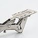 4 Pcs Qrity Kitchen Cabinet Door Hinges Cupboard Door 170 Degree Hinges + 16 Fixing Screws - Large Angle Door Hinges
