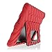 Apple iPad Air Gumdrop Stand iPad Air Red Gumdrop Cases Silicone Rugged Shock Absorbing Protective Dual Layer Cover Case