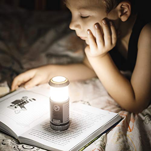 image for Foxelli Camping Lantern - Super Bright, Portable, Battery Powered LED 