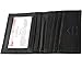 Alpine Swiss Thin Front Pocket Wallet Business Card Case 2 ID Window 6 Card Slot Black