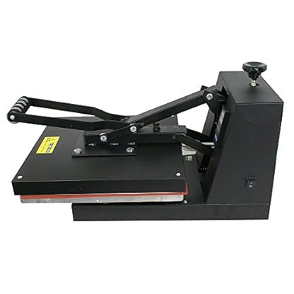 ZENY 15" x 15" Sublimation Heat Transfer Press Machine - Clamshell for T-Shirt, Black (#04) - Image 4