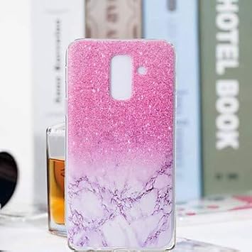 Handy schützen, Hülle Für Samsung Galaxy J6 / J4 Transparent/Muster Rückseite Marmor Weich TPU für J8 (2018) / J7 Duo / J7 (2
