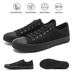 White Sneakers for Women Low Top Canvas Shoes
