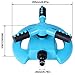 TOLOCO Garden Sprinkler, 360° Automatic Rotating Portable Lawn Sprinkler, Adjustable Gardening Supplies 3 Arm Nozzle Watering System- Water Up to 3,600 Sq. Ft. Coverage
