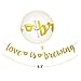 Glamoncha Love is Brewing Banner Sign Garland for Engagement Bridal Shower Wedding Tea Coffee Cocoa Bar Decorations