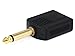Monoprice 6.35mm (1/4 Inch) Mono Plug to 2 x 6.35mm (1/4 Inch) Mono Jack Splitter Adaptor - Gold Plated