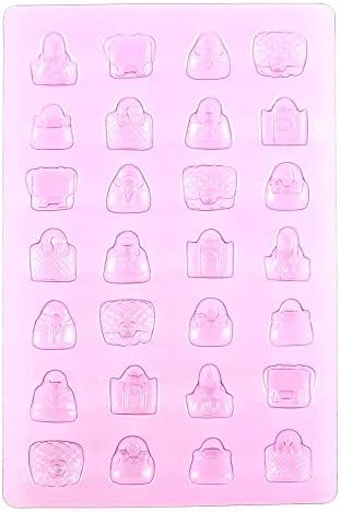 Price per 10 Pieces Chocolate Molds Baby Shower GLEJ4 Handbags Birthday Sugarcraft Sugarpaste Wedding