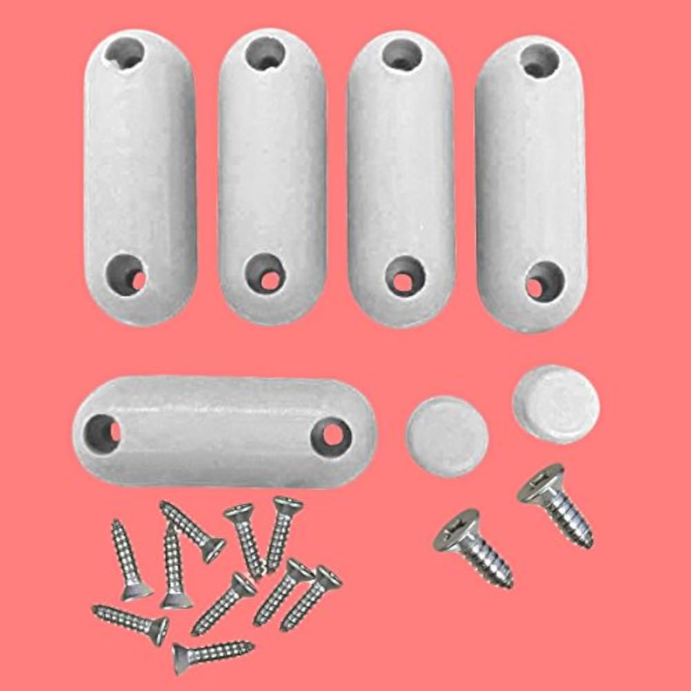 Toilet Seat Bumpers White Silicon Pack Of 7 Renovator's Supply