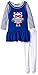Youngland Girls' Toddler Girls' Texture Knit Sleeveless Jumper and Tights Dress