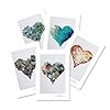 Sea Glass Hearts Postcard Variety Pack. Number 1 in the Series. 4x6, 2 of Each. Best for Birthday Cards, Thank You Notes… 41jCdSiSbOL