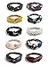 KWHY 10 Pack Boho Headbands for Women Girls Criss Cross Elastic Hair Band Twisted Head Wrap