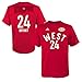 adidas Kobe Bryant #24 Youth NBA Western Conference All Star Name & Number Player T-Shirt