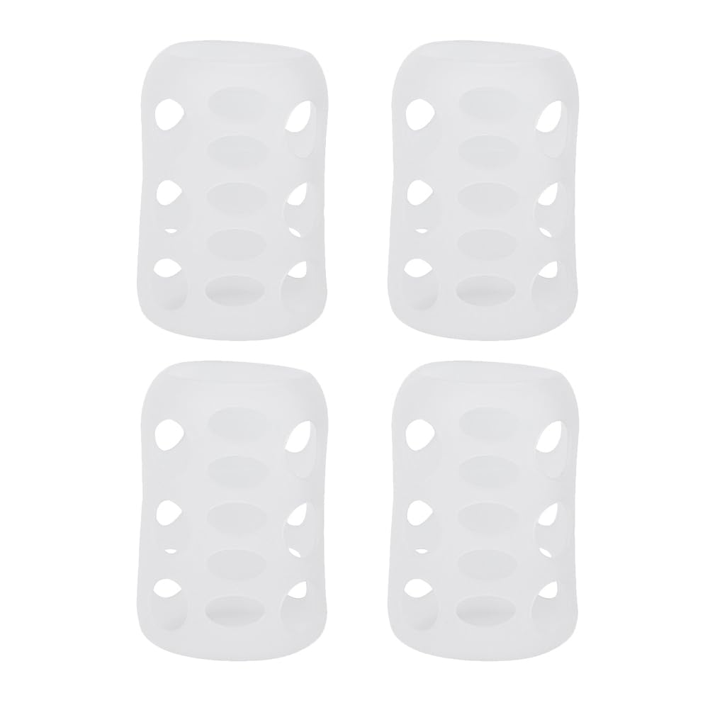 Photo 1 of Toddmomy Silicone Baby Bottle Covers 4Pcs, Heat-Resistant Sleeves for Glass Bottles/Coffee Mugs, Non-Slip Grip & Baby Essentials for Newborn Parents Home Office Outdoor