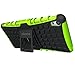 Sony Xperia XA Case, ykooe (Armor Series) Heavy Duty Protection Hybrid Shockproof Dual Layer Protective Case Cover With Stand for Sony Xperia XA (Green)