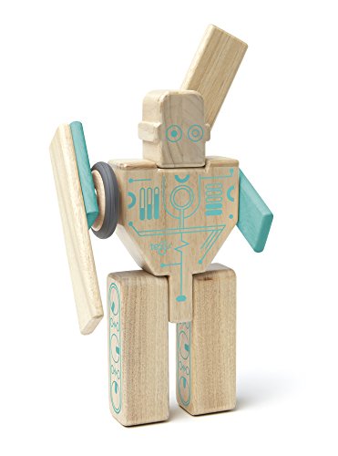 Tegu Magbot Magnetic Wooden Block Set