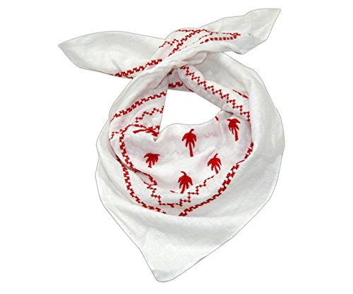 bollywood accessory 40360 cotton triangle embroidery scarf neckwrap