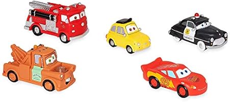 disney pixar cars bath toy set 6 piece