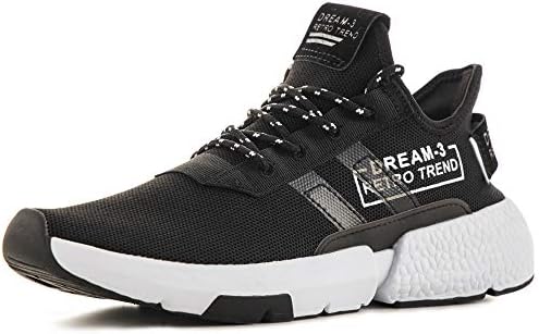 Justperkun Men's Running Sneakers,Lightweight and Breathable Comfortable Walking Shoes