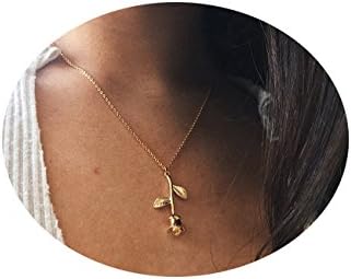 "Infinity Love"Women Vintage Rose Flower Pendant Necklace Choker Boho Dainty Jewelry Gift