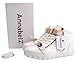 AnnabelZ LED Shoes High Top Men Women Light Up Shoes USB Charging Metal Velcro Flashing Sneakers