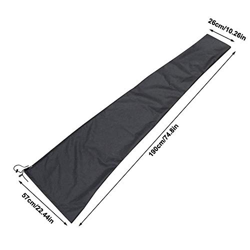AISHN Umbrella Cover Patio, Cantilever Outdoor Garden Durable Umbrellas Cover, 600D Parasol Waterproof UV-resistan Umbrellas Cover with Zipper, Suitable for 6ft to 11ft