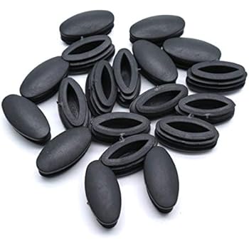 Treely 20Pcs Hardwood Floor Protectors, 20 x 40mm Oval Plastic Plugs