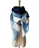 MIGAGA Soft Plaid Blanket Scarf Stylish Large Winter Warm Tartan Pashmina Wrap Shawl