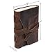 Yeegfeyn Leather Journal Notebook Handmade Artisan Unique Hand Pressed Unlined Cotton Paper for Men Women Kids 7 x 5 Inches, Great Gift for Artists, Travel Diary & Notebooks to Write in, Sketchbook