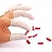 Finger Cots Medium Latex Finger Cot Disposable Anti Static Rubber Protective Fingertips, 600 Pcs