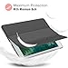 MoKo Case Fit 2018/2017 iPad 9.7 6th/5th Generation - Slim Lightweight Smart Shell Stand Cover with Translucent Frosted Back Protector Fit Apple iPad 9.7 Inch 2018/2017, Space Gray(Auto Wake/Sleep)