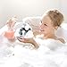 Meckily Bath Sponge - Shower Sponge Pouf Mesh Brush Ball Exfoliating Body Scrubber Ball Pack of 4（55g/pcs）Bonus 4 Suction Hooks