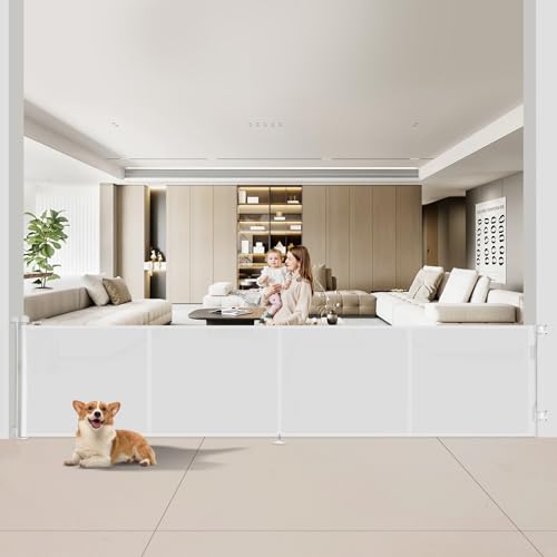 Miumoon Reinforced Retractable Baby Gates Tall