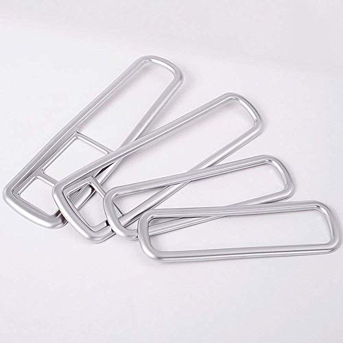 Accessories Sticker ABS Chrome Matte Car Door Storage Box Frame Decoration Trim for Jaguar XE 2015 2016 2017, 4 pcs/set - Thumbnail 3