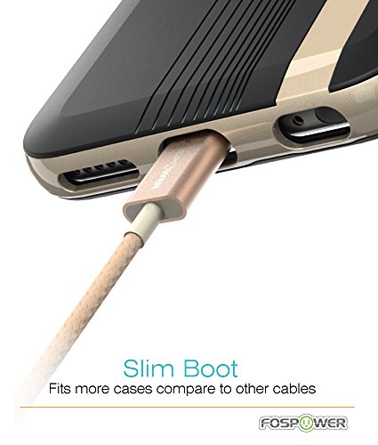 image for FosPower [3 FT] Apple MFI Certified 8-pin Lightning to USB Cable [Nylo