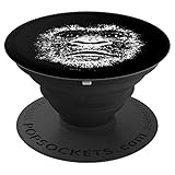 Gorilla Face Profile In White Popsocket