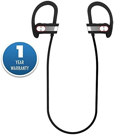 Acid Eye Wireless Sports Earphones with Mic Waterproof HD Stereo Sweatproof In Ear Earbuds for Gym Running Workout 8 Hour Battery Noise Cancelling Headsets
