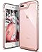 Caseology Skyfall for Apple iPhone 8 Plus Case (2017) / for iPhone 7 Plus Case (2016) - Clear Back & Slim Fit - Rose Gold