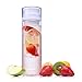 Cupture White Fruit Infuser Water Bottle - Made of Unbreakable Eastman Tritan - 24 oz