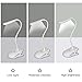 HIG Table Lamps & Reading Lights Touch-Sensitive Controls Any Brightness Adjustment, USB Charging - Bedside Nightlights Clip LED Desk Lamp