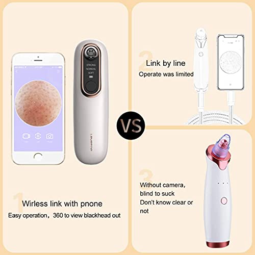 Pore Vacuum With Camera,LeveTop 20x Visible Blackhead Remover Wifi