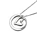 DAOCHONG 925 Sterling Silver Always My Sister Forever My Friend Love Heart Pendant Necklace for Women BFF Friendship Gifts, 18 Inches
