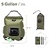 VIGLT Solar Shower Bag Summer Shower 5 Gallons/20L Solar Heating Camping Shower Bag with Removable Hose and Shower Head for Camping Outdoor Traveling Hiking