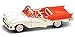 1957 Oldsmobile Super 88 Convertible, Orange & Beige - Yatming 92758 - 1/18 Scale Diecast Model Toy Car