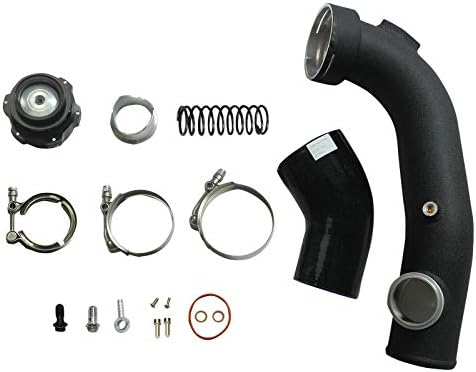 SUPERFASTRACING 50mm Air Intake Turbo Charge Hard Pipe Kit BOV Replacement for 2007-2013 BMW N54 E88 E90 E92 135i 335i