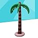 LUOEM Inflatable Palm Trees Swimming Pool Float Hawaiian Luau Party Decoration Beach Party Favors