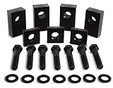 Jeep Wrangler JKU/JLU Black Delrin Plastic Rear Seat Recline Kit with Bolts and Washers
